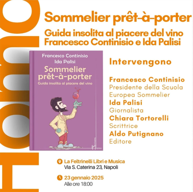 Presentazione libro a Napoli Sommelier prêt-à-porter